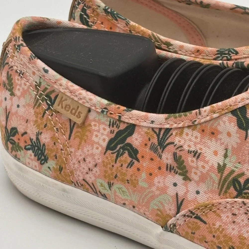 Keds x Rifle Paper Co Pink Floral Shoes Women Size 9.5 Pre-Owned - Good - Picture 5 of 10